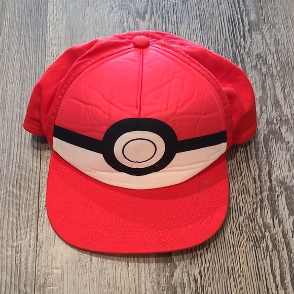 Pokemon Other - Red Pokémon Ball Youth Baseball Cap